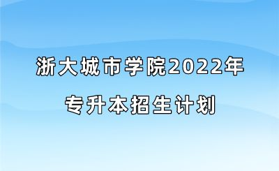 浙大城市学院2022年专升本招生计划.png